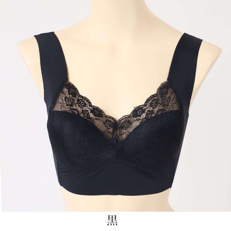 ブラジャー レディース アウターにひびきにくい フリーカット モールドカップ 優秀ブラ 軽い やわらかい 幅広肩紐 肩に食い込みにくい ナチュラル バストライン M L LL すっきり シンプル デイリー 普段使い 女性用 婦人 下着 インナー