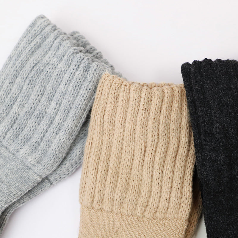 靴下 ルームソックス 暖かい レディース 毛布ソックス 裏起毛 厚手 22cm～25cm 家用 女性用 冬 防寒 毛混 伸縮性 冷え性 冷房対策 遠赤外線 アウトドア キャンプ もこもこ 保温 寒さ対策 冷え対策