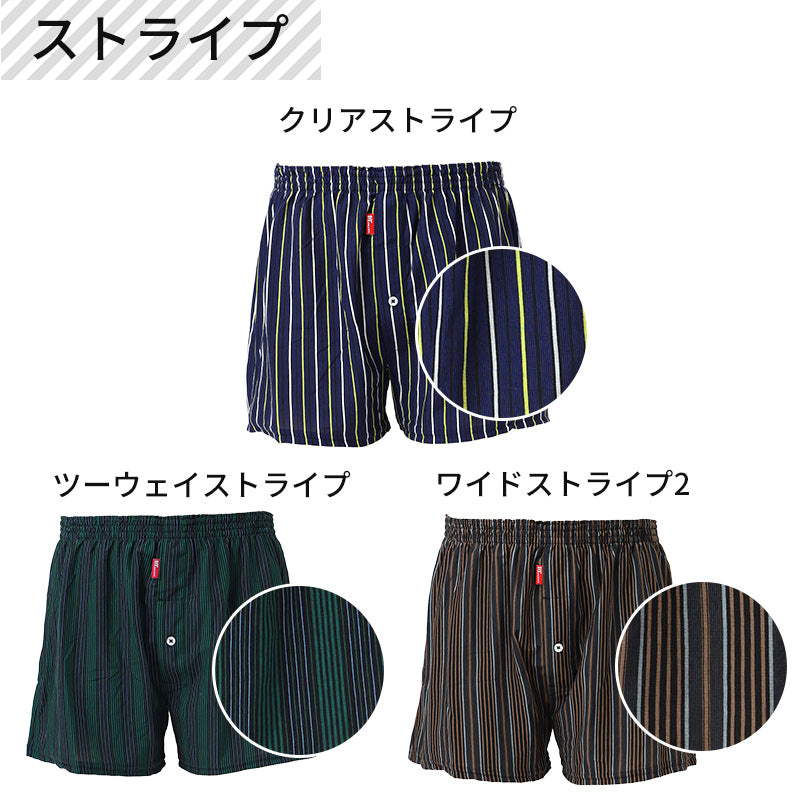 メンズ トランクス ニットトランクス 吸水速乾 吸汗速乾 綿混 前開き ボタン付き ストレッチ B.V.D. BVD M L LL メンズインナー 男性下着 紳士下着 パンツ アンダーウェア やわらか 部屋干し 乾きやすい ムレにくい ゆったり チェック ストライプ