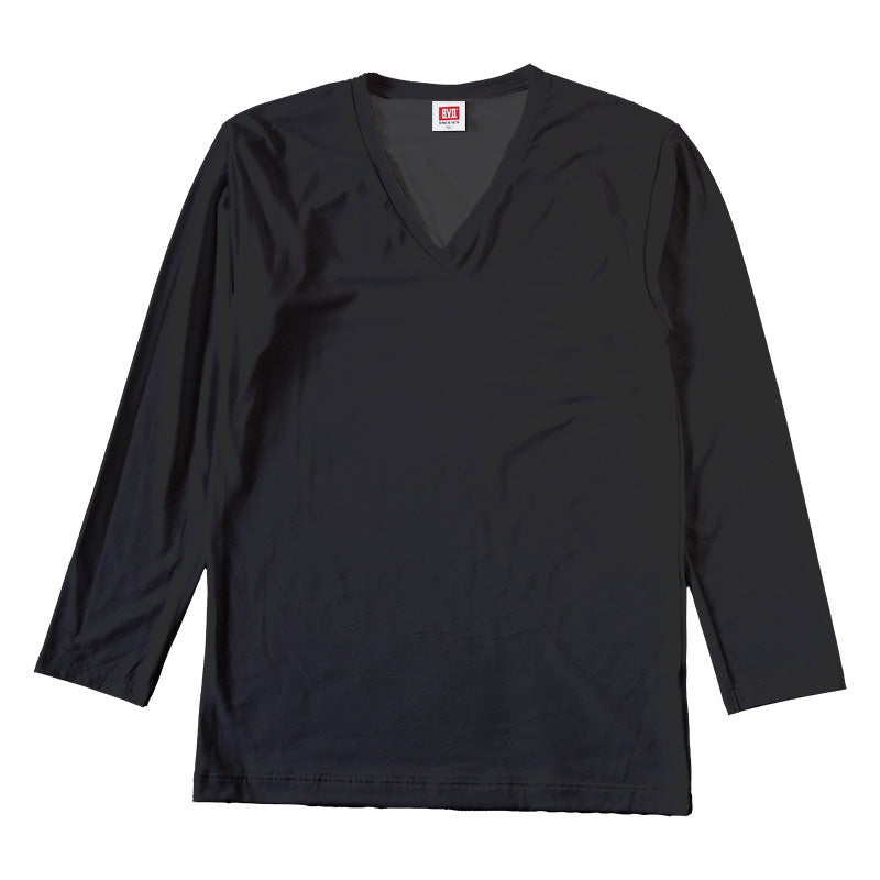 BVD あったか インナー tシャツ メンズ 裏起毛 長袖 冬 防寒 保温 Vネック 暖かい M～LL B.V.D 下着 ロング丈 ストレッチ あたたかい 白 黒 登山 無地