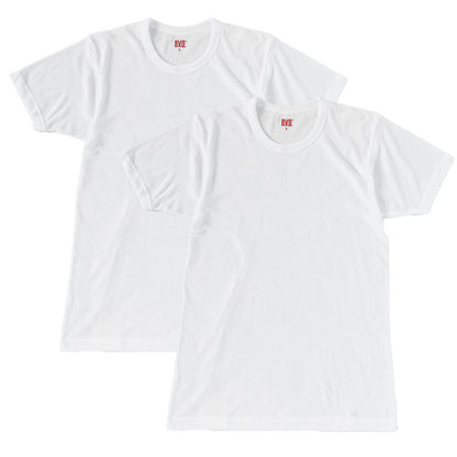 BVD インナー メンズ 半袖 tシャツ メッシュ 丸首 2枚組 M～LL bvd インナーシャツ 肌着 下着 クルーネック 春夏 ホワイト 白 M L LL (在庫限り)