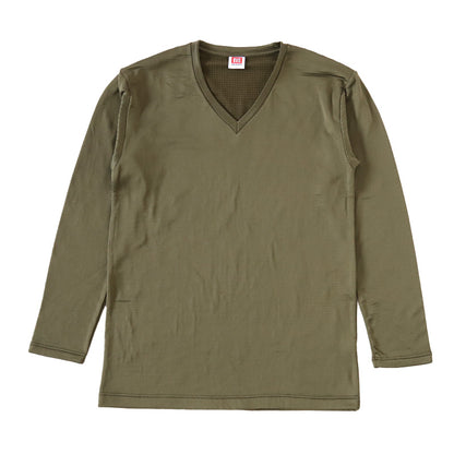 BVD 瞬暖 メンズ tシャツ vネック 長袖 裏起毛 インナー M～LL v首 冬 防寒 保温 あったか 暖かい 下着 インナーシャツ 静電気防止 厚手 ビジネス アウトドア プレゼント ギフト (在庫限り)