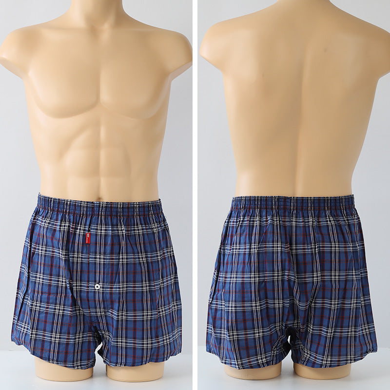 BVD トランクス 先染め メンズ 綿100％ パンツ 下着 ブランド bvd 前あき M L LL 綿 男性下着 紳士 肌着 インナー 先染め チェック ストライプ ビーブイディー 男 mens 前開き 柄パンツ チェック柄 格子柄 縦じま 柄パン ガラパン