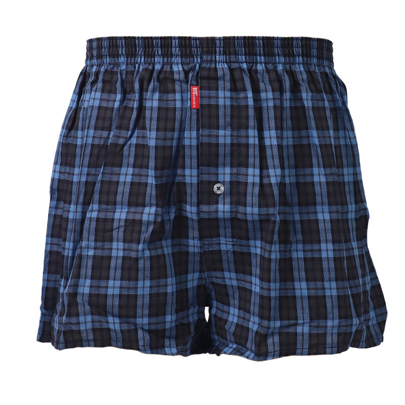 BVD トランクス bvd メンズ パンツ 綿100 前あき M L LL 涼しい 涼感 B.V.D. 下着 肌着 インナー チェック ストライプ ビーブイディー 男 mens 前開き 柄パンツ 柄パン ガラパン (在庫限り)