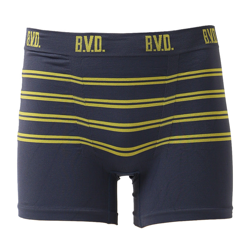 BVD ボクサーパンツ メンズ 前閉じ ボーダー M L LL 下着 アンダーウェア ボクサーブリーフ ソフトフィット サラッと 快適 通気性 吸汗 伸縮性 やわらかい 履きやすい シンプル 無地 おしゃれ デイリー立体成型 締め付けない 蒸れにくい プレゼント