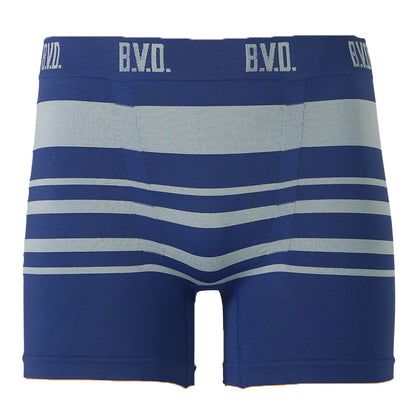 BVD ボクサーパンツ メンズ 前閉じ ボーダー M L LL 下着 アンダーウェア ボクサーブリーフ ソフトフィット サラッと 快適 通気性 吸汗 伸縮性 やわらかい 履きやすい シンプル 無地 おしゃれ デイリー立体成型 締め付けない 蒸れにくい プレゼント ギフト 父の日 誕生日