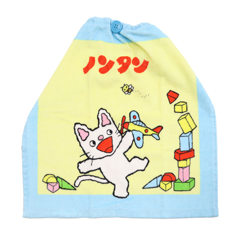 スタイ タオルエプロン 保育園 よだれかけ エプロン 約34×35cm お食事エプロン 園児 幼稚園 キッズ 子供 キャラクタータオル フェイスタオル おりこうタオル 通園 キャラクター 可愛い