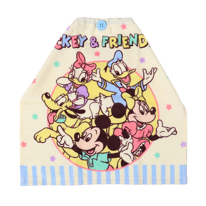 スタイ タオルエプロン 保育園 よだれかけ エプロン 約34×35cm お食事エプロン 園児 幼稚園 キッズ 子供 キャラクタータオル フェイスタオル おりこうタオル 通園 キャラクター 可愛い