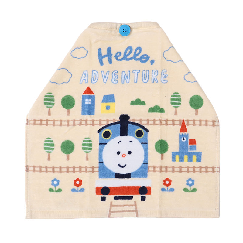 スタイ タオルエプロン 保育園 よだれかけ エプロン 約34×35cm お食事エプロン 園児 幼稚園 キッズ 子供 キャラクタータオル フェイスタオル おりこうタオル 通園 キャラクター 可愛い