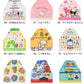 スタイ タオルエプロン 保育園 よだれかけ エプロン 約34×35cm お食事エプロン 園児 幼稚園 キッズ 子供 キャラクタータオル フェイスタオル おりこうタオル 通園 キャラクター 可愛い