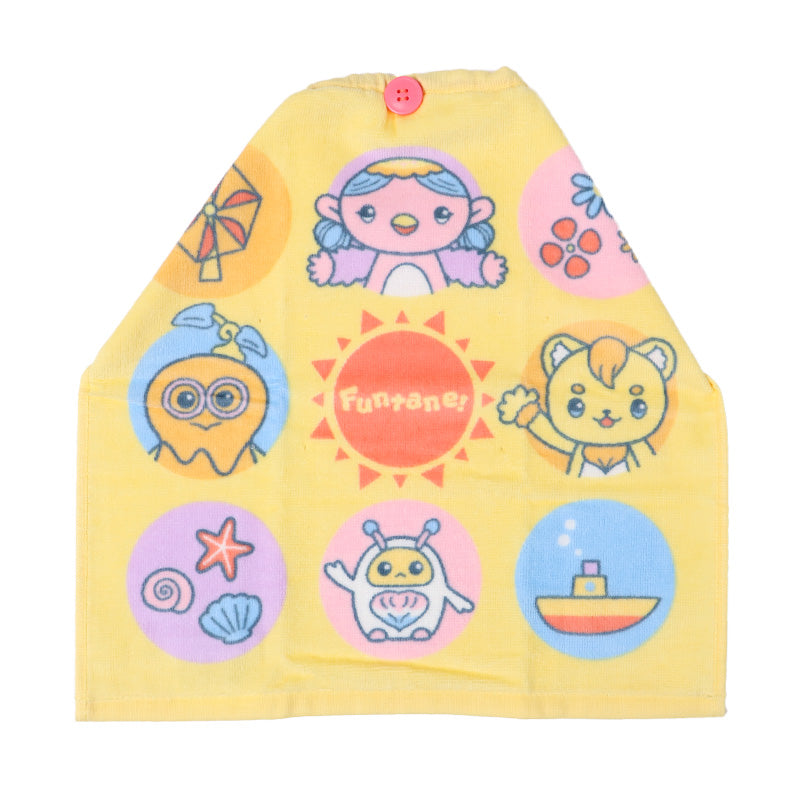 スタイ タオルエプロン 保育園 よだれかけ エプロン お食事エプロン 約34×35cm 園児 幼稚園 キッズ 子供 キャラクタータオル フェイスタオル おりこうタオル 通園 可愛い