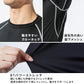 冷感 インナー メンズ 半袖 コンプレッション 接触冷感 消臭 S M L LL 3L 吸汗速乾 ストレッチドライ 脇下メッシュ クルーネック シャツ スポーツ 作業着 春 夏 涼しい 下着 速乾 アンダーシャツ 消臭インナー 男性用 伸縮 大きいサイズ