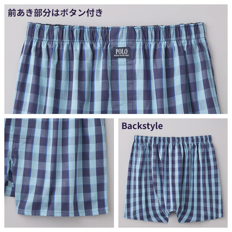 POLO メンズ インナー トランクス 男性用 紳士用 大人用 下着 グンゼ M L LL ポロ 綿100 涼しい 通気性 蒸れにくい 快適 シンプル デザイン ブランド 定番 ゆったり 旅行 普段使い 通勤 ビジネス ルームウェア リラックス 快適インナー