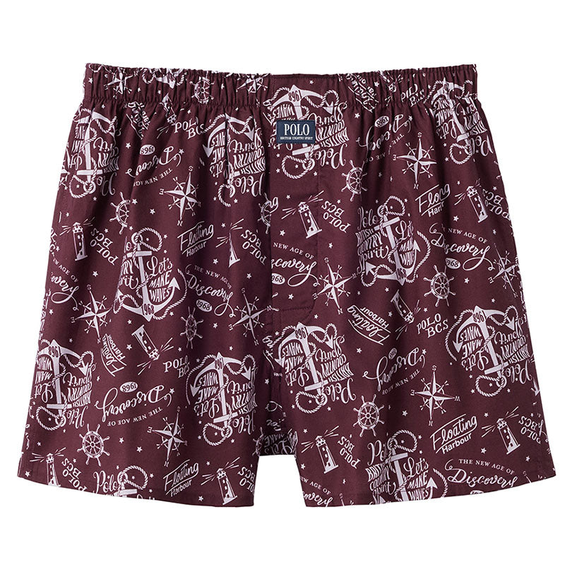 POLO トランクス メンズ 綿100 前あき ボタン付き ゆったり 下着 M L LL 男性 紳士 インナー パンツ コットン ブリーフ 先染め プリント チェック ブランド おしゃれ カジュアル 通気性 快適 肌にやさしい プレゼント ギフト 父の日 春 夏 秋 オールシーズン シンプル
