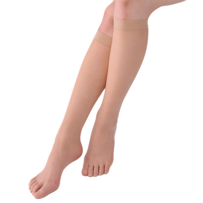 5本指 ストッキング ひざ下 レディース 素肌感 抗菌 防臭加工 22-25cm 五本指 膝下丈 ソックス 丈夫 美脚 透明感 光沢 蒸れにくい ムレ対策 レヴアル 女性 婦人
