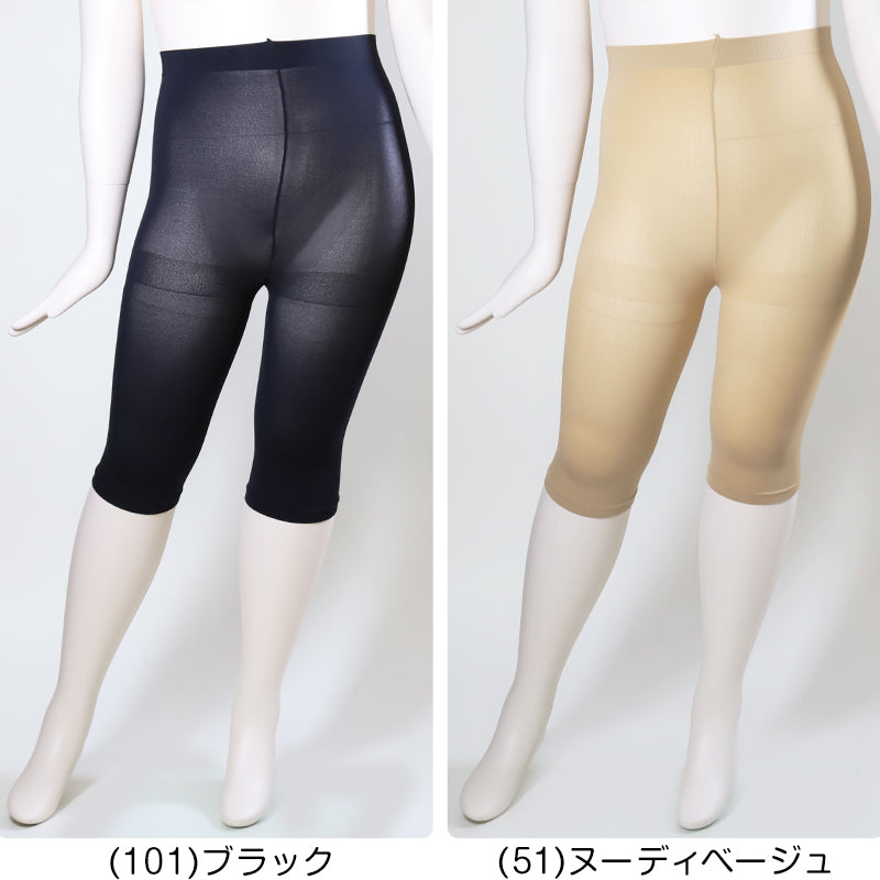 FreeFit ゆったり股ずれ防止5分丈レギンス 3L-4L～7L-8L (フリーフィット レギンス スパッツ 日本製 ラージサイズ) –  すててこねっと本店