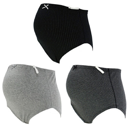 マタニティ ショーツ 3枚組 セット 綿100% 産前 パンツ 下着 M-L・L-LL (綿 コットン 妊婦 インナー 出産準備 M L LL)