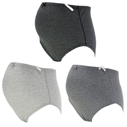 マタニティ ショーツ 3枚組 セット 綿100% 産前 パンツ 下着 M-L・L-LL (綿 コットン 妊婦 インナー 出産準備 M L LL)