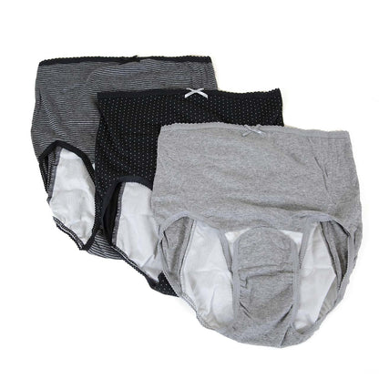 産褥ショーツ 3枚組 セット 綿100% 産褥パンツ マタニティ ショーツ 下着 M-L・L-LL (3枚セット 出産準備 産じょく クロッチ開閉タイプ 産前 産後 インナー 綿 コットン 入院準備 M L LL)