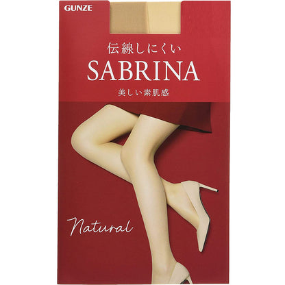 グンゼ サブリナ ナチュラル ストッキング 大きいサイズ JJML (締め付けない 伝線しにくい 長時間 楽 ズレ落ち マチ付き ゆったりサイズ)