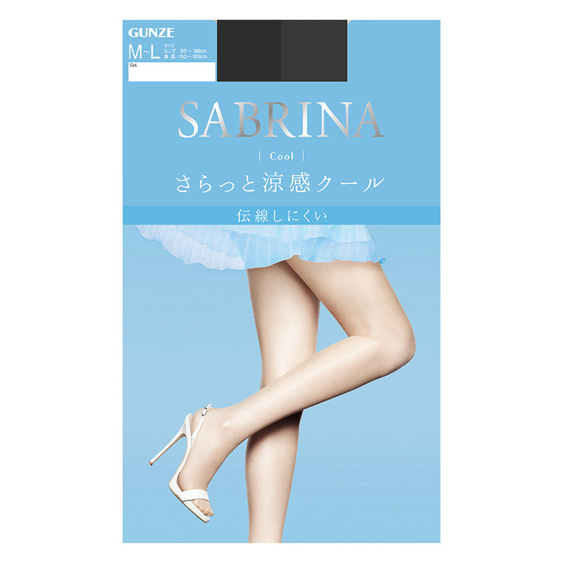 グンゼ サブリナ クール ストッキング S-M～L-LL (レディース レッグウェア パンスト 伝線しにくい GUNZE SABRINA UV 涼感 メッシュ サマー サマーストッキング) (在庫限り)