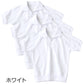 【3枚セット】体操服 半袖 襟付き ハーフジップ 小学生 体操着 小学校 男子 女子 白 110～160cm 半そで ファスナー チャック 衿つき スクール 体育 運動会 衣替え 子供 子ども キッズ (送料無料)