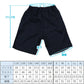 3枚セット 体操服 クォーターパンツ 小学生 体操着 短パン 半ズボン 子ども キッズ パンツ ズボン 紺 110 120 130 140 150 160 速乾 メッシュ 女の子 男の子 ネイビー 保育園 幼稚園 無地 男子 女子 入学 ショートパンツ 濃紺 スポーツウェア (送料無料)