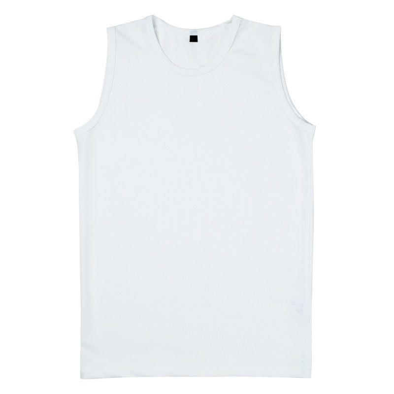 キッズ 野球 インナー ジュニア スポーツインナー 丸首 スリーブレス シャツ ノースリーブ 吸水速乾 UVカット 120 130 140 150 160 170cm 伸縮 アンダーシャツ 子供 男女兼用 白 黒 練習用 ベースボール サッカー 体育 速乾 夏用 (在庫限り)