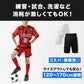 キッズ サッカー インナー スパッツ ジュニア スポーツインナー 3分丈 120 130 140 150 160 170cm レギンス アンダーパンツ 吸水速乾 UVカット ストレッチ 紐付き サッカーウェア トレーニング 練習用 子供 男の子 女の子 男女兼用