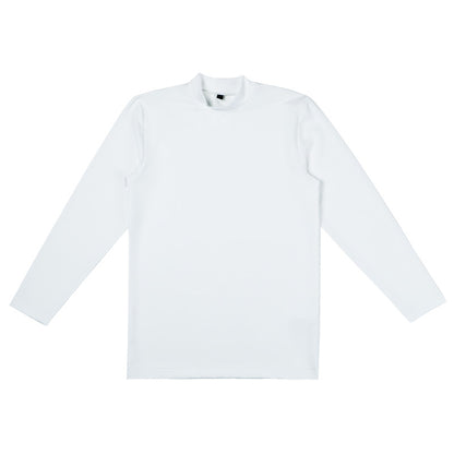 キッズ 野球 インナー ジュニア スポーツインナー ハイネック 長袖 シャツ 吸水速乾 UVカット 120 130 140 150 160 170cm 伸縮 アンダーシャツ 子供 男女兼用 白 黒 練習用 ベースボール サッカー 体育 速乾 夏用 (在庫限り)