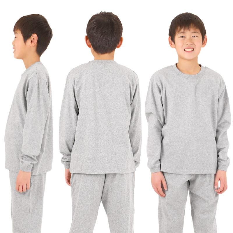 綿100％ キッズ 子供服 長袖Tシャツ 薄手 無地 ジュニア 100～160cm 子供 ロンT 綿100% コットン 無地 子供服 男の子 女の子 トップス インナー 肌にやさしい 通園 通学 ルームウェア パジャマ 重ね着 冷房対策 春 秋 シンプル 定番 デイリー