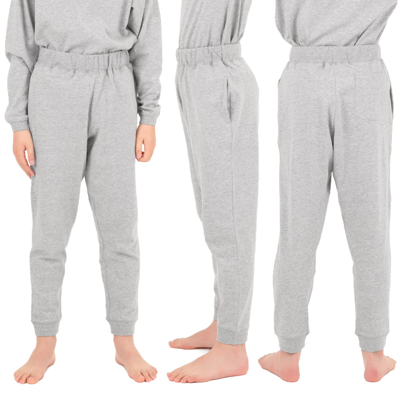 綿100% キッズ 長ズボン ルームウェア 薄手 子供服 ボトム パンツ 無地 ジュニア 100～160cm 子供 男の子 女の子 ルームパンツ 部屋着 春 夏 こども シンプル ウエストゴム パジャマ ズボン 冷房対策 寝汗対策 通気性 吸汗 洗い替え 保育園 幼稚園 小学生 コットン
