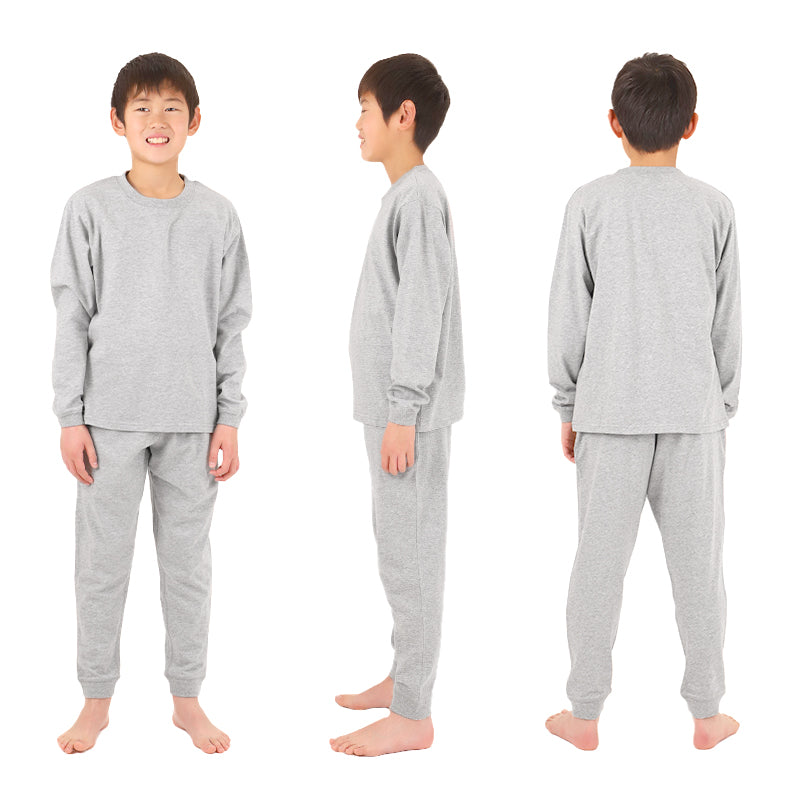 キッズ 無地 ルームウェア パジャマ兼用 薄手 綿100％ 上下セット 100～160cm ジュニア キッズルームウェア キッズパジャマ上下 無地パジャマ 薄手パジャマ 綿素材 肌にやさしい 敏感肌 汗っかき 寝冷え対策 お泊まり 兄弟おそろい 男女兼用 デイリー ナイトウェア