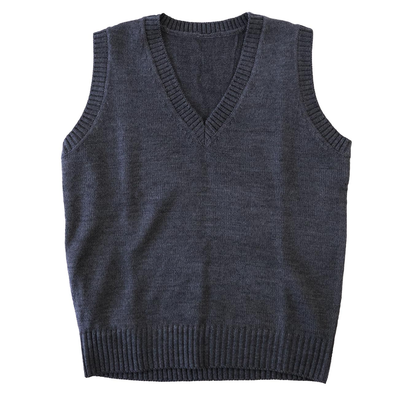 スクールベスト 女子 スクール ベスト 制服 ニット 秋 冬 Vネック S～3L (通学 学生 女子高生 高校生 中学生 ウール混 洗える シンプル 無地 大きいサイズ S M L LL 3L) (在庫限り)