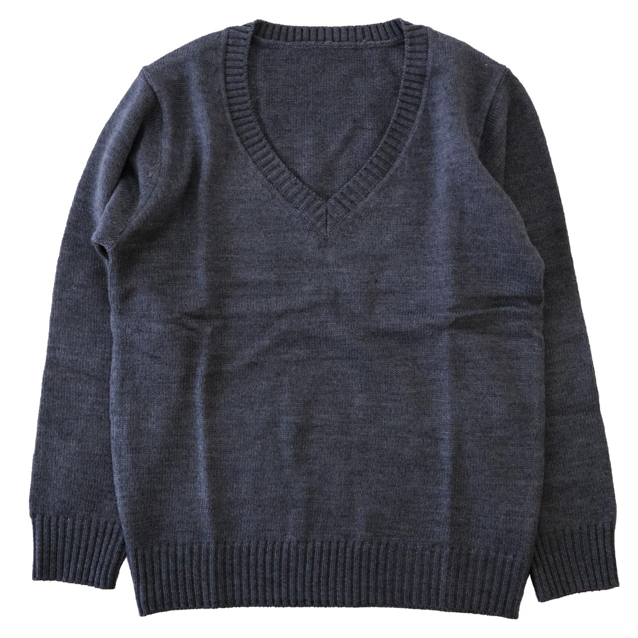 スクールセーター 女子 高校生 制服 ニット セーター 学生 Vネック S～3L 洗える 中学生 ウール 学校 無地 紺 ベージュ 大きいサイズ 冬 秋 レディース スクール 女子高生 長袖 M L LL 3L (在庫限り)