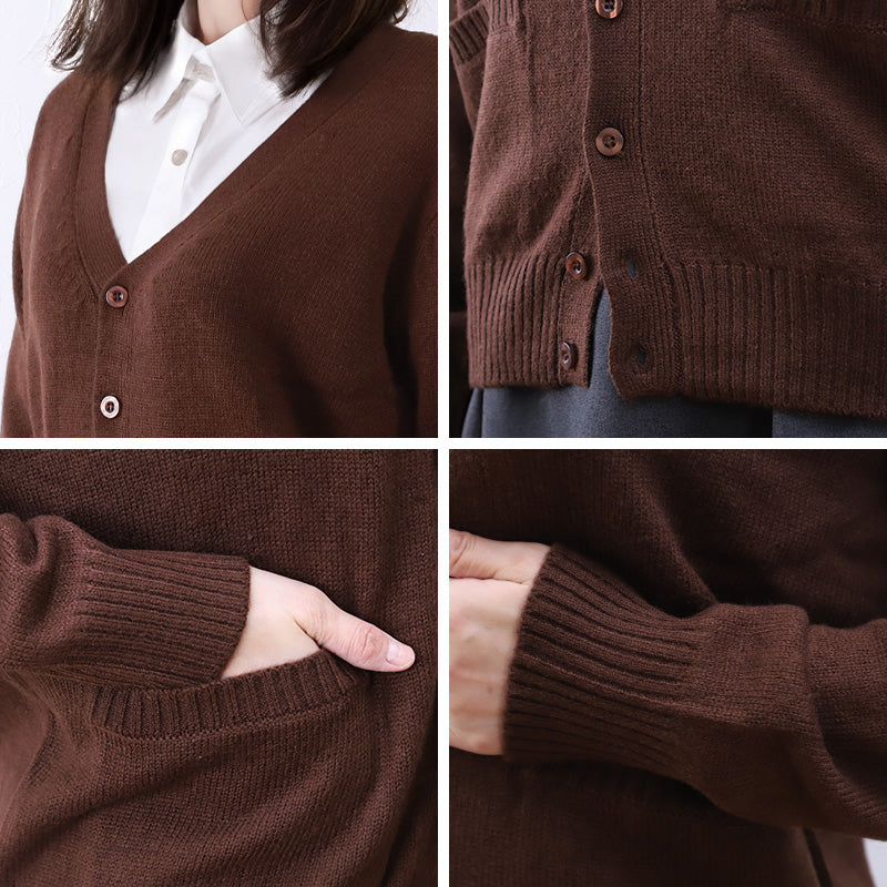 スクールカーディガン 女子 高校生 ウール 暖かい 洗える S～3L ゆったり 制服 冬 ニット 洗える スクール カーディガン 学生 グレー ベージュ 中学生 小学生 大きいサイズ S M L LL 3L (在庫限り)