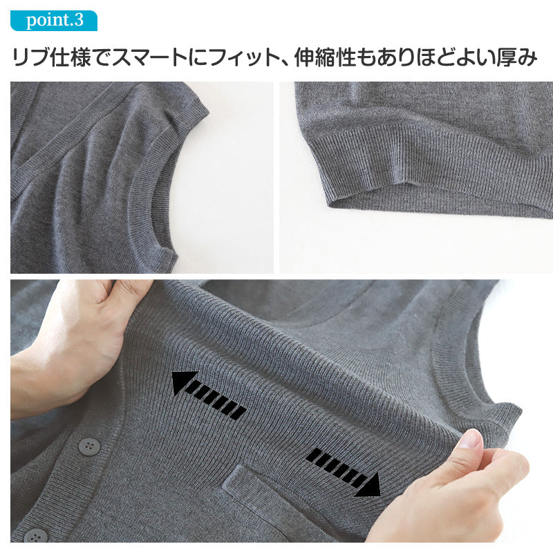 スクールベスト 男子 前あき Vネック ニット ベスト S～3L 前開き 洗える 秋冬 ニットベスト ウール スクール 制服 シンプル 無地 グレー 黒 大きいサイズ ジレ チョッキ S M L LL 3L