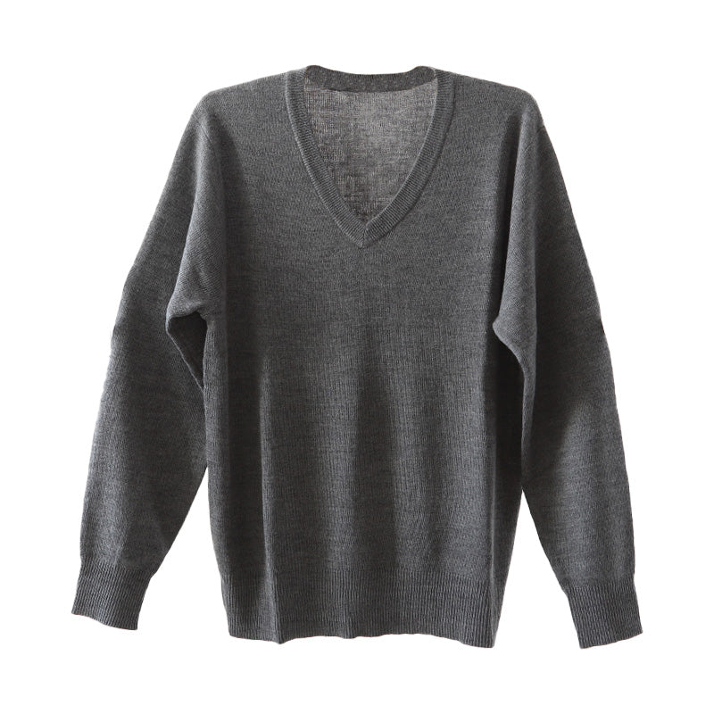 スクールセーター 男子 高校生 制服 ニット セーター 学生 Vネック S～3L 洗える ウール 無地 中学生 黒 紺 大きいサイズ メンズ 学校 秋 冬 シンプル S M L LL 3L