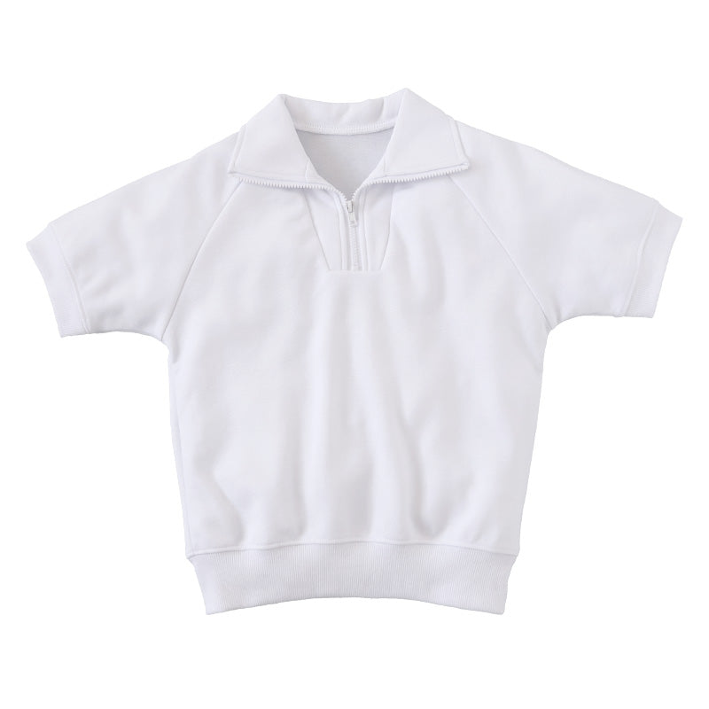 体操服 半袖 襟付き ドライ 160 170 180 中学生 小学生 体操着 メッシュ 防汚 涼しい 子供 体育着 運動着 S～3L 大きいサイズ 白 乾きやすい 小学校 半そで 女の子 男の子 綿混 ジュニア 高校生