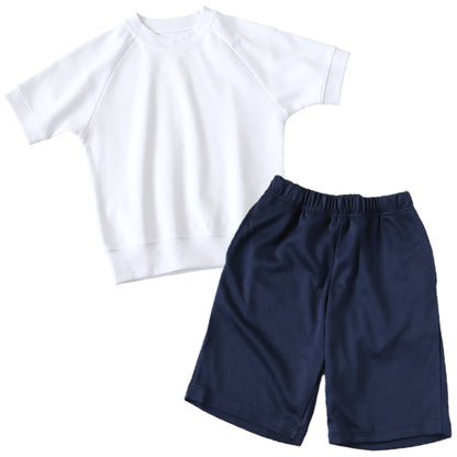 体操服 上下セット 半袖 ハーフパンツ 体操着 小学生 小学校 2点セット 110～160cm 上下 セット 男子 女子 半そで 半ズボン 短パン スクール 体育 衣替え 子供 子ども キッズ (送料無料)