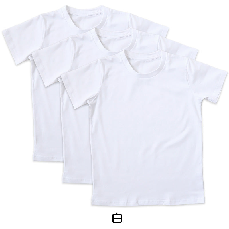 子供服 Tシャツ 半袖 キッズ 無地 男の子 女の子 3枚セット 100cm～160cm 子ども シンプル tシャツ トップス 100 110 120 130 140 150 160