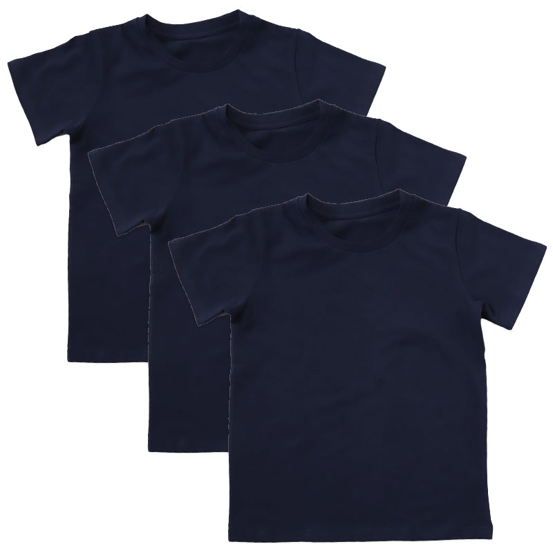 子供服 Tシャツ 半袖 キッズ 無地 男の子 女の子 3枚セット 100cm～160cm 子ども シンプル tシャツ トップス 100 110 120 130 140 150 160