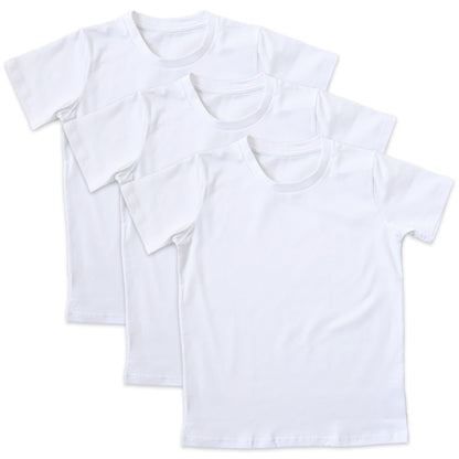 子供服 Tシャツ 半袖 キッズ 無地 男の子 女の子 3枚セット 100cm～160cm 子ども シンプル tシャツ トップス 100 110 120 130 140 150 160