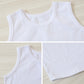 キッズ タンクトップ 無地 子供 ノースリーブ tシャツ 裾ラウンド 100cm～160cm 子ども 男の子 女の子 100 110 120 130 140 150 160 インナー 背中が出ない 綿 子供服 トップス 春 夏 重ね着 ジュニア シンプル