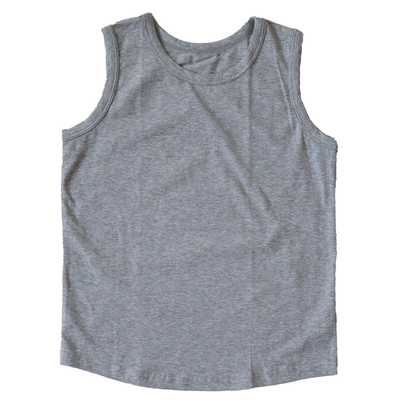 キッズ タンクトップ 無地 子供 ノースリーブ tシャツ 裾ラウンド 100cm～160cm 子ども 男の子 女の子 100 110 120 130 140 150 160 インナー 背中が出ない 綿 子供服 トップス 春 夏 重ね着 ジュニア シンプル