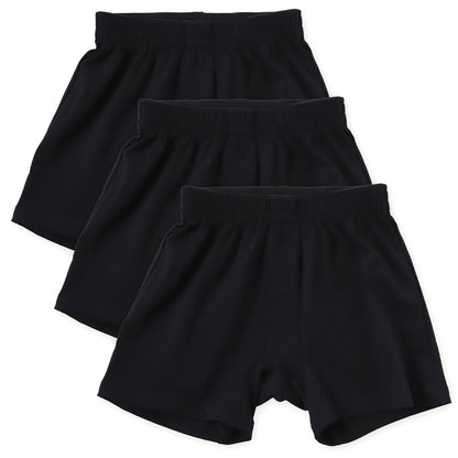 キッズ トランクス 子供 綿 男の子 パンツ ニットトランクス 前開き 3枚セット 130cm～160cm 下着 肌着 子供用 綿混 無地 シンプル インナー 子ども ジュニア コットン 小学生