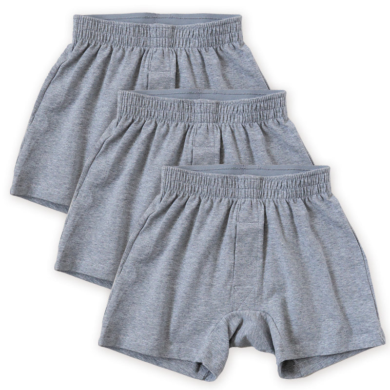 キッズ トランクス 子供 綿 男の子 パンツ ニットトランクス 前開き 3枚セット 130cm～160cm 下着 肌着 子供用 綿混 無地 シンプル インナー 子ども ジュニア コットン 小学生
