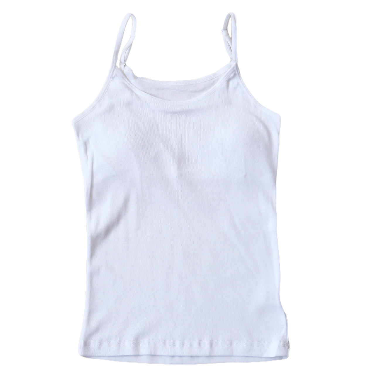 女児キャミソール カップ付き キャミソール 子供 綿100% 肌着 130~165cm 女の子 下着 インナー キッズ ジュニア 白 無地 女児 コットン 小 – すててこねっと本店