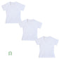 セーラー服 インナー 綿100% 半袖 tシャツ vネック 女子 3枚セット S M L BL 中学生 高校生 下着 子供 女の子 ジュニア キッズ スクール 学生 レディース コットン 抗菌防臭 スクールインナー 3枚組 まとめ売り Schoolog スクログ レディース 婦人 女子