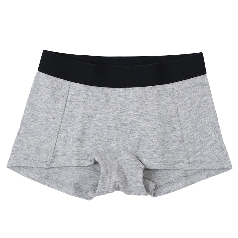 ジュニア ローレッグショーツ 綿 女の子 パンツ 130cm～165cm 女子 下着 中学生 小学生 黒 白 グレー 子供 キッズ インナー シンプル 無地 ガールズ スポーツ コットン 140 150 160
